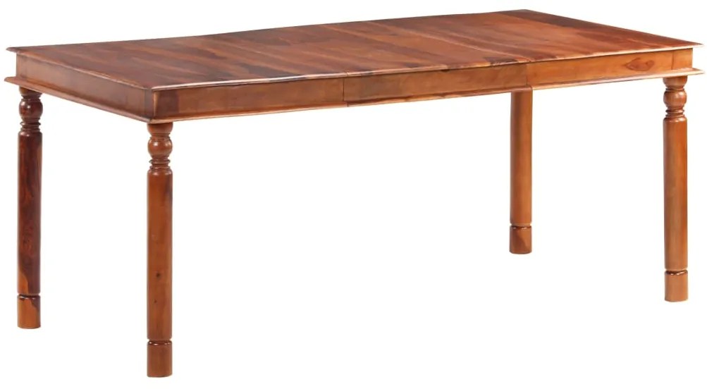 vidaXL Mesa de jantar 180x90x76 cm madeira maciça