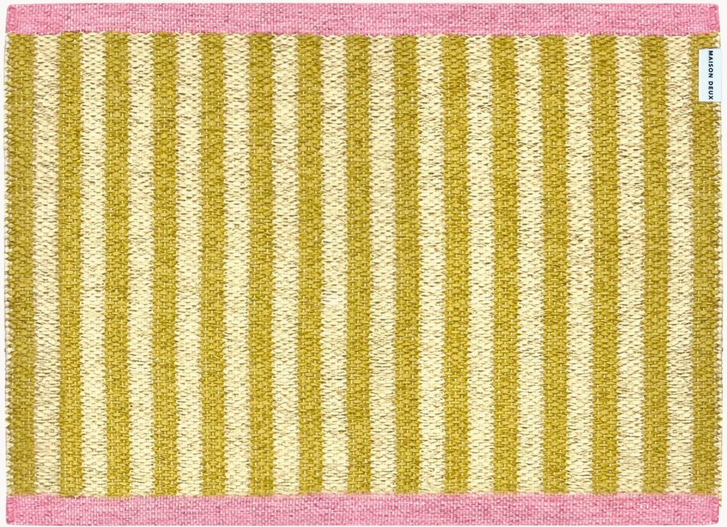 Tapete de entrada lavável Stripe