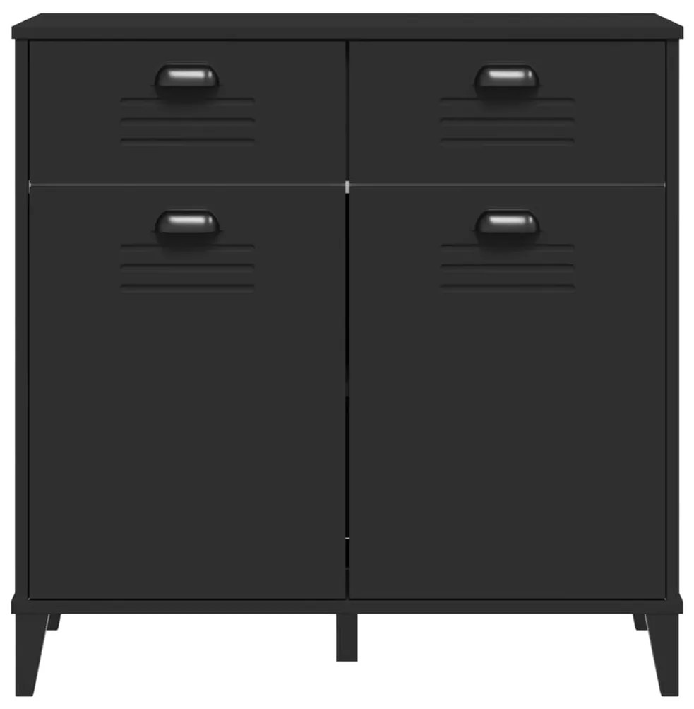 Aparador VIKEN 80x40x80 cm derivados de madeira preto
