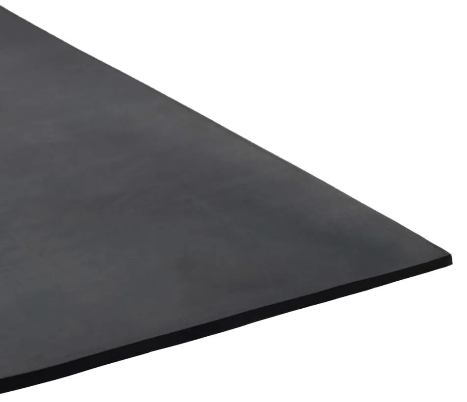 Tapete de borracha antiderrapante liso 1,2x2 m 3 mm