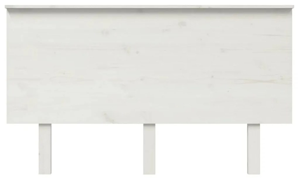 Cabeceira de cama 184x6x82,5 cm pinho maciço branco