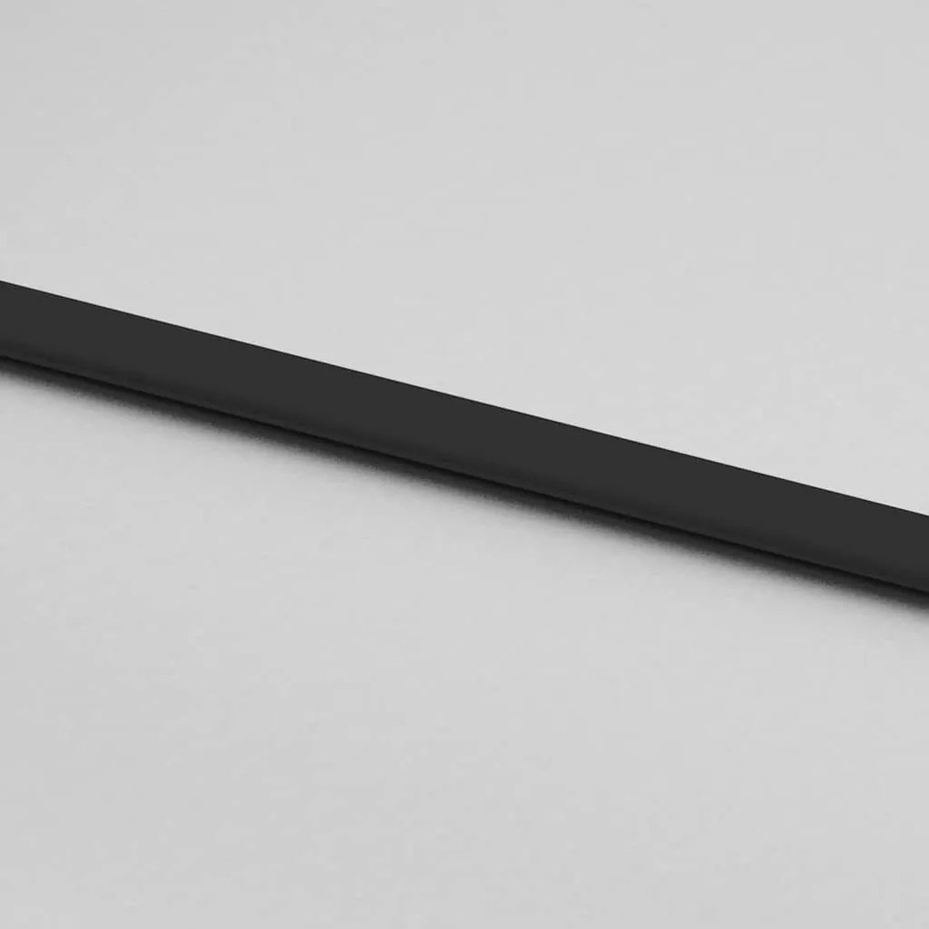 Porta desliz. c/ conj. ferragens 102,5x205cm vidro ESG preto