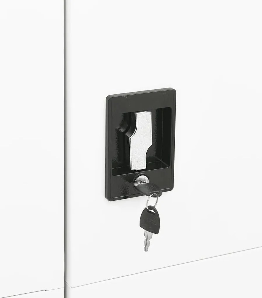 Cacifo 90x40x180 cm aço branco