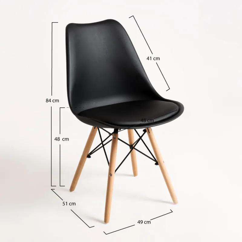 Cadeira Tilsen - Preto