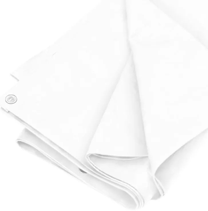 Lona 180 g/m² 3x6 m PEAD branco