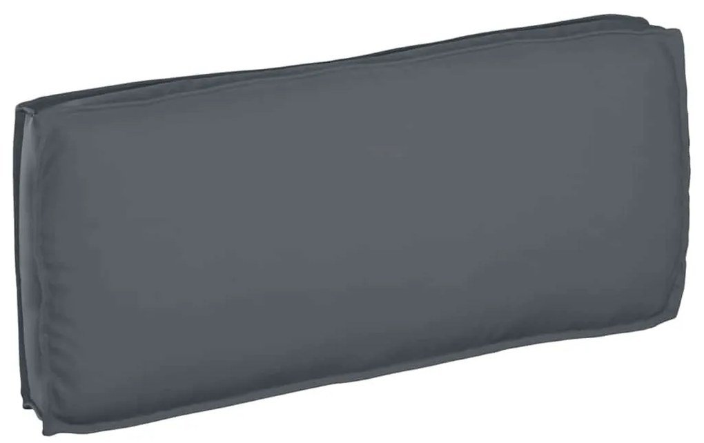 vidaXL Capa de Almofada para Palete - Assento/Costa Antracite 120x50x12 cm - Tecido Oxford