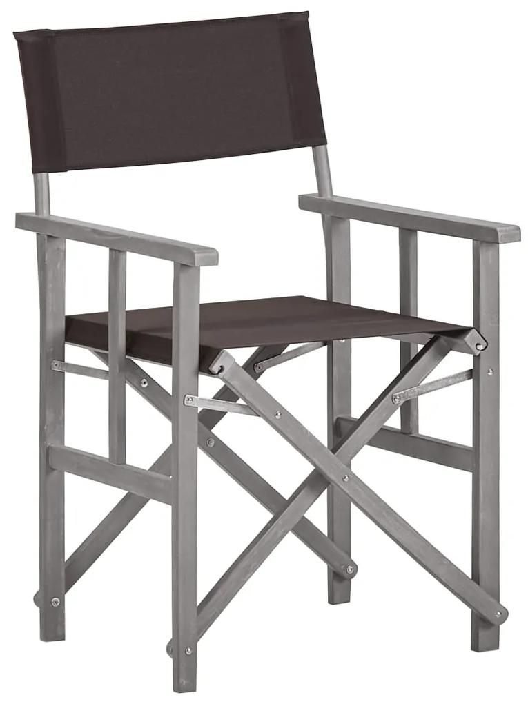 45954 vidaXL Cadeira de realizador madeira de acácia maciça