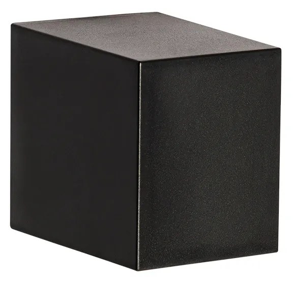 Aplique de parede inteligente para exterior preto IP65 incl. Wifi GU10 50mm - Baleno