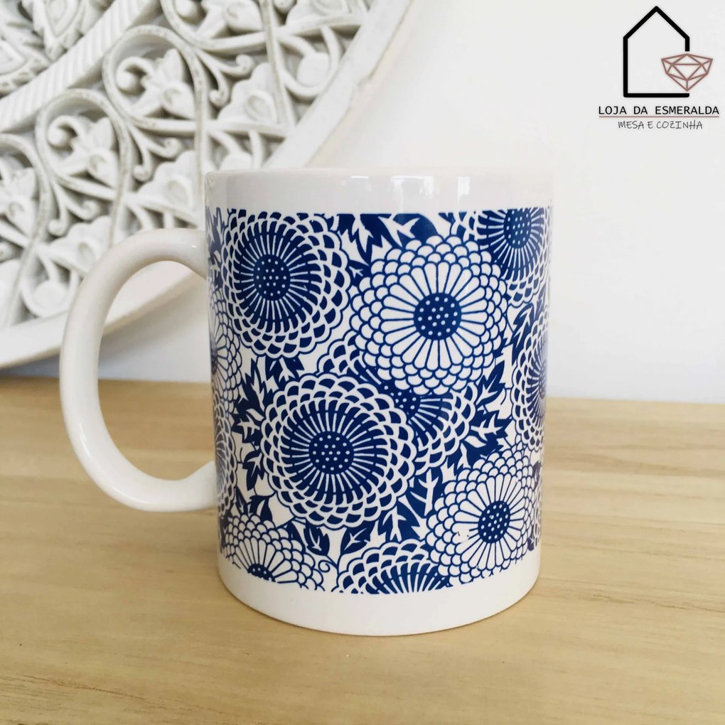 Canecas Branco&amp;Azul - 2