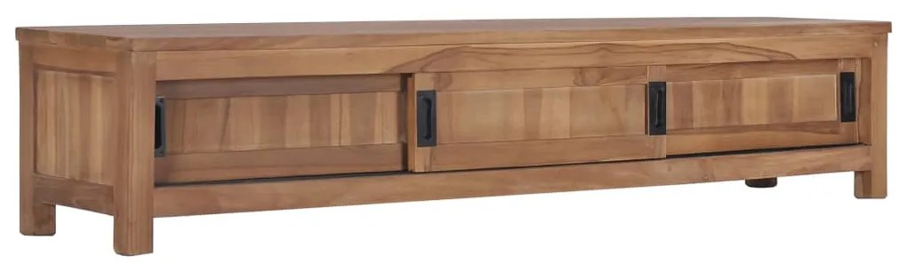 vidaXL Móvel de TV 150x30x30 cm madeira de teca maciça