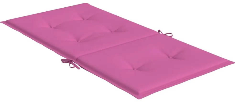 Almofadões p/ cadeira de encosto baixo 4 pcs tecido rosa