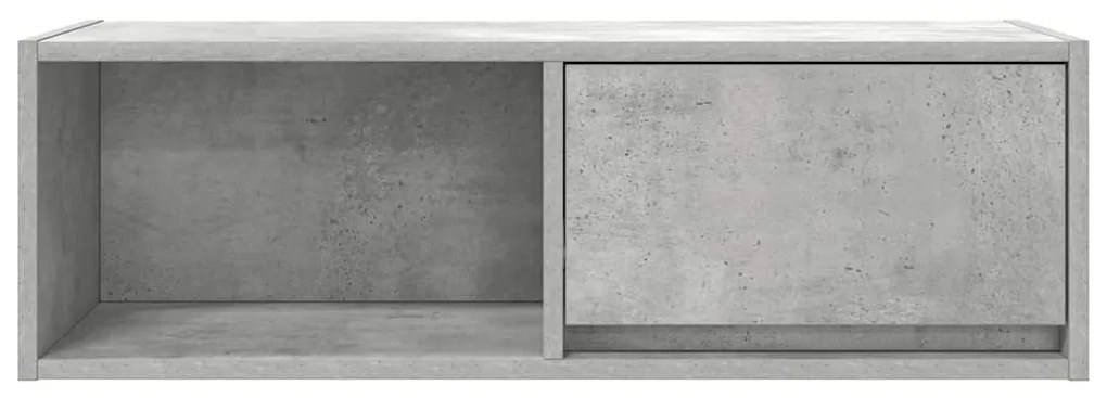 Móveis de TV 2pcs 80x31x25,5cm madeira processada cinza cimento