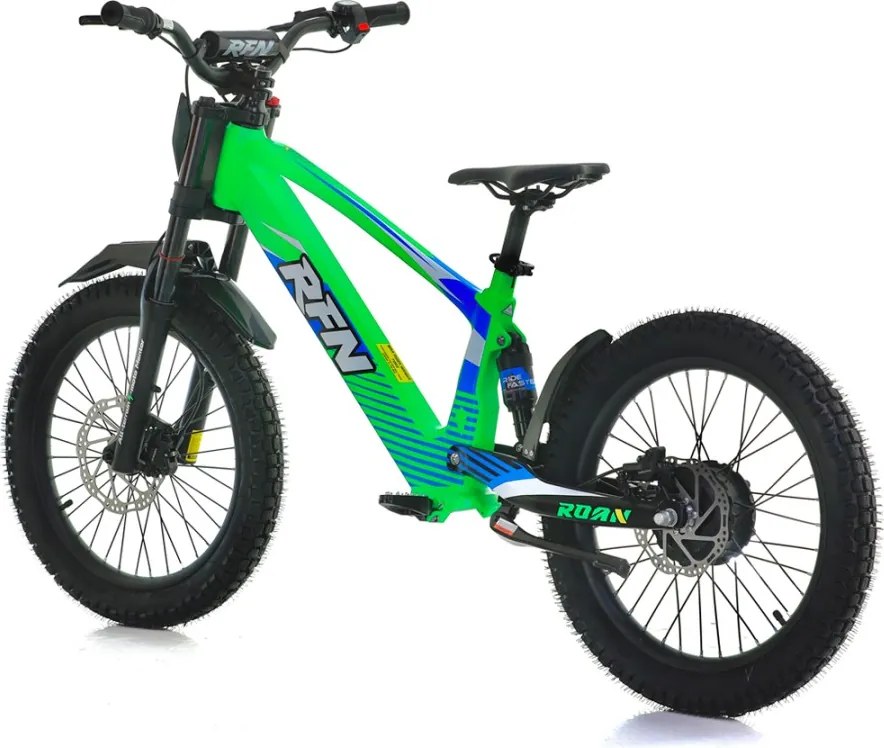 Bicicleta elétrica infantil sem pedais 750W 20" 36V 7.5Ah RXF EVO-RACING Verde