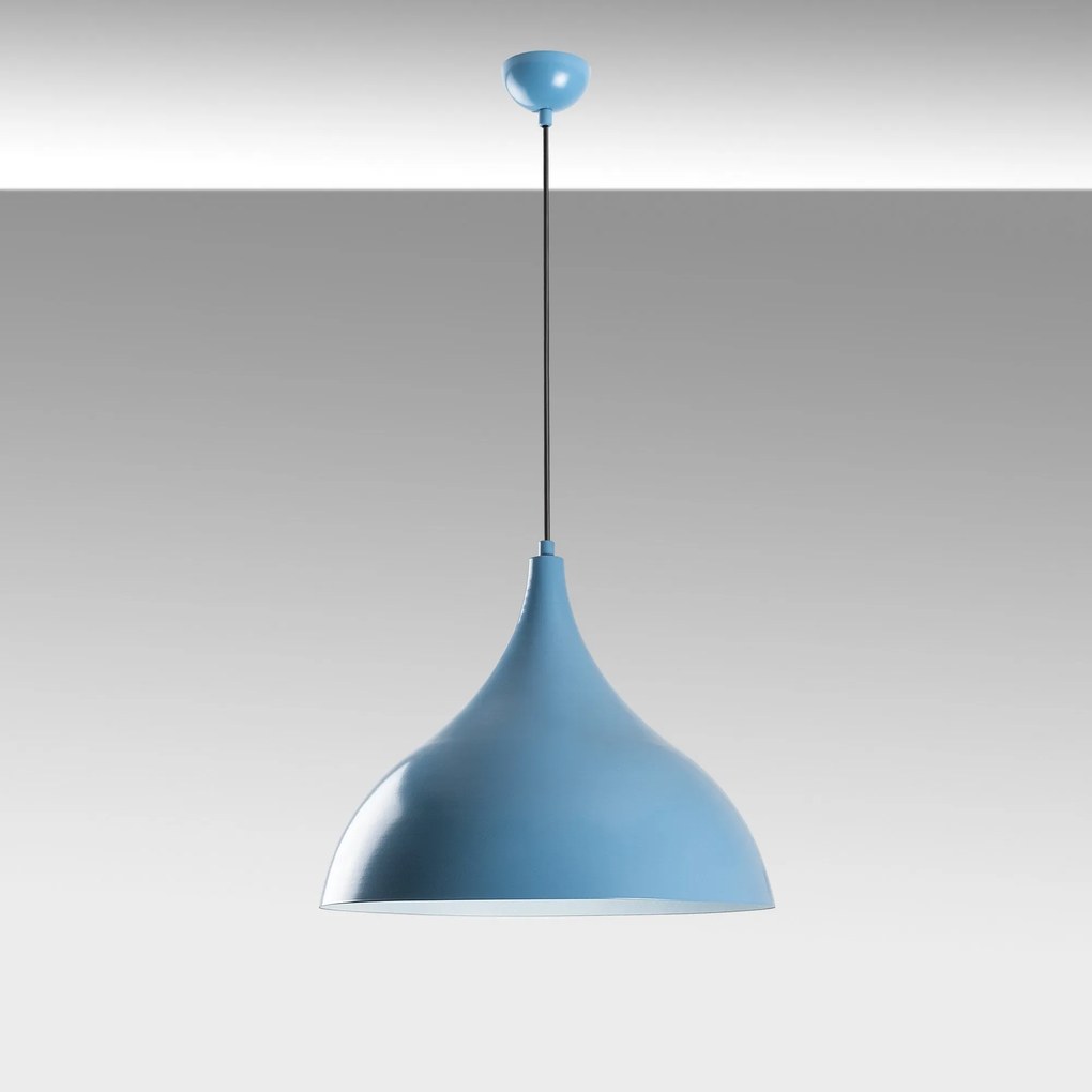Candeeiro de Teto Bitlisim – Azul Claro – Ø41 h:35 cm