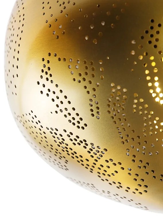 Candeeiro de teto oriental dourado - Zayn Oriental