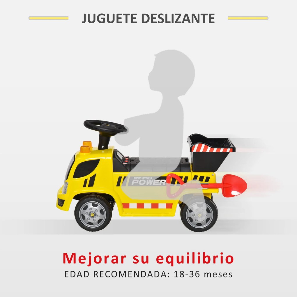 Carro Andador para Bebés acima de 18 meses Tipo Caminhão com Música Fa