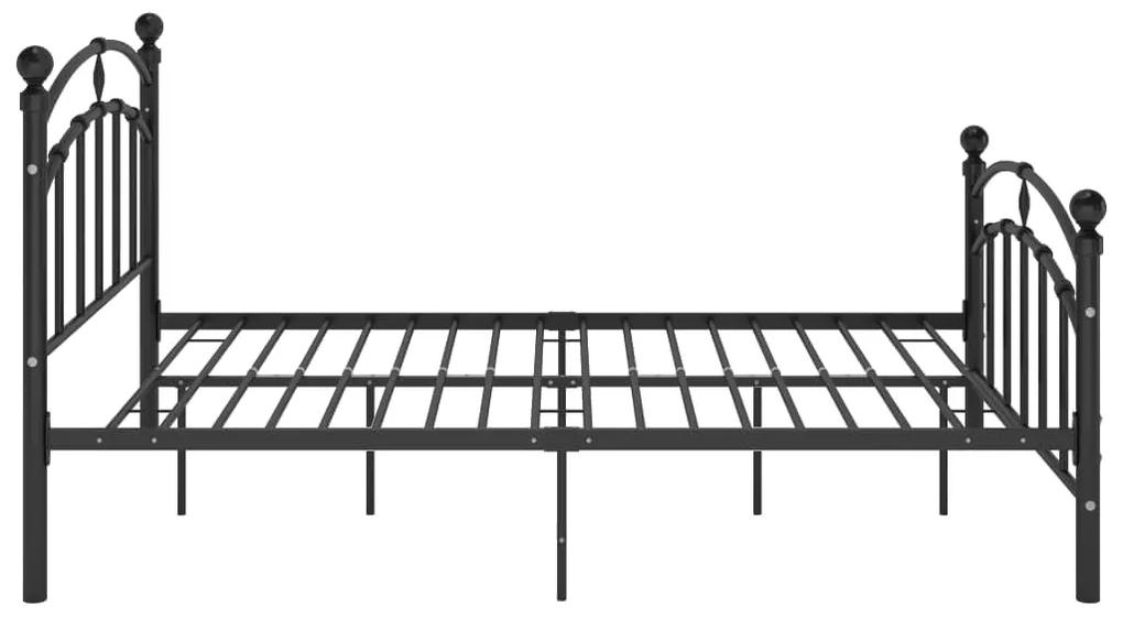 Estrutura de cama 120x200 cm metal preto