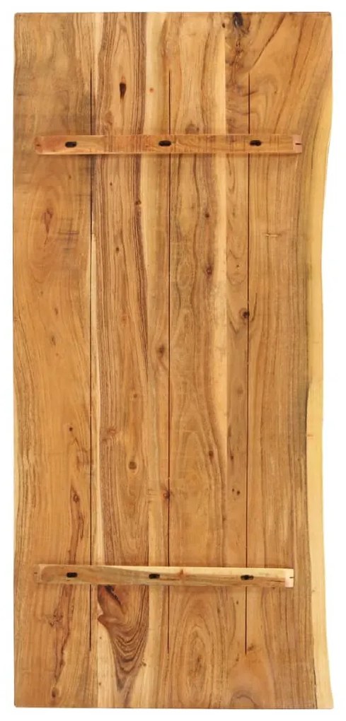 Tampo p/ móvel toucador WC 140x52x2,5 cm madeira acácia maciça