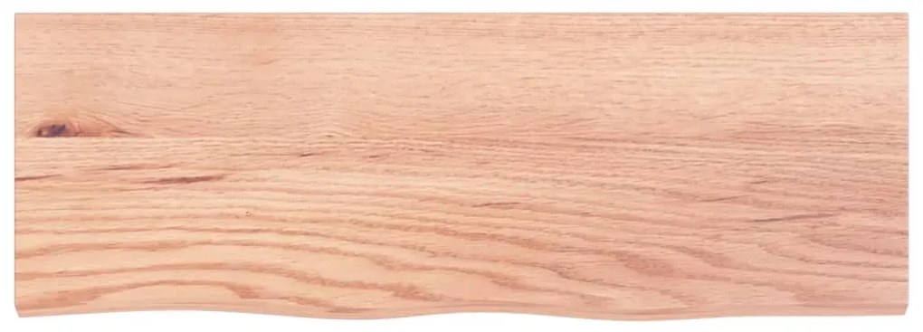 Prateleira de parede 80x30x(2-6) cm carvalho tratado castanho