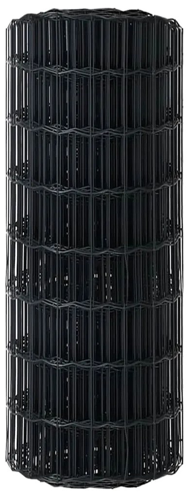 Cerca Euro Cinza 0,8x25 m Aço