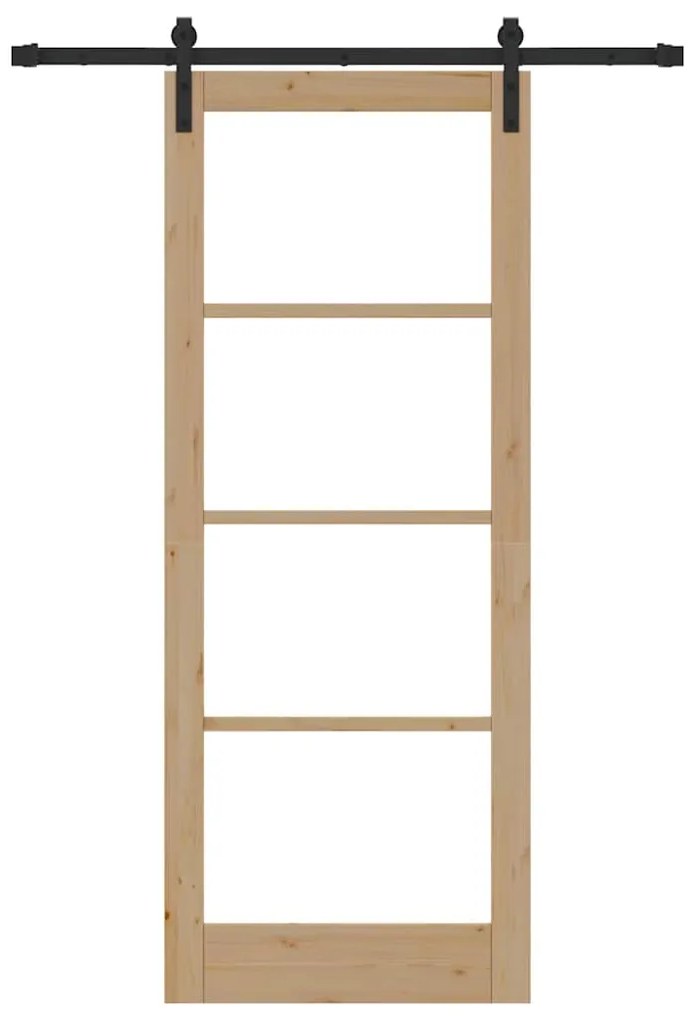 Porta Deslizante vidaXL com Conjunto de Hardware 'ORKDAL'83x211 cm