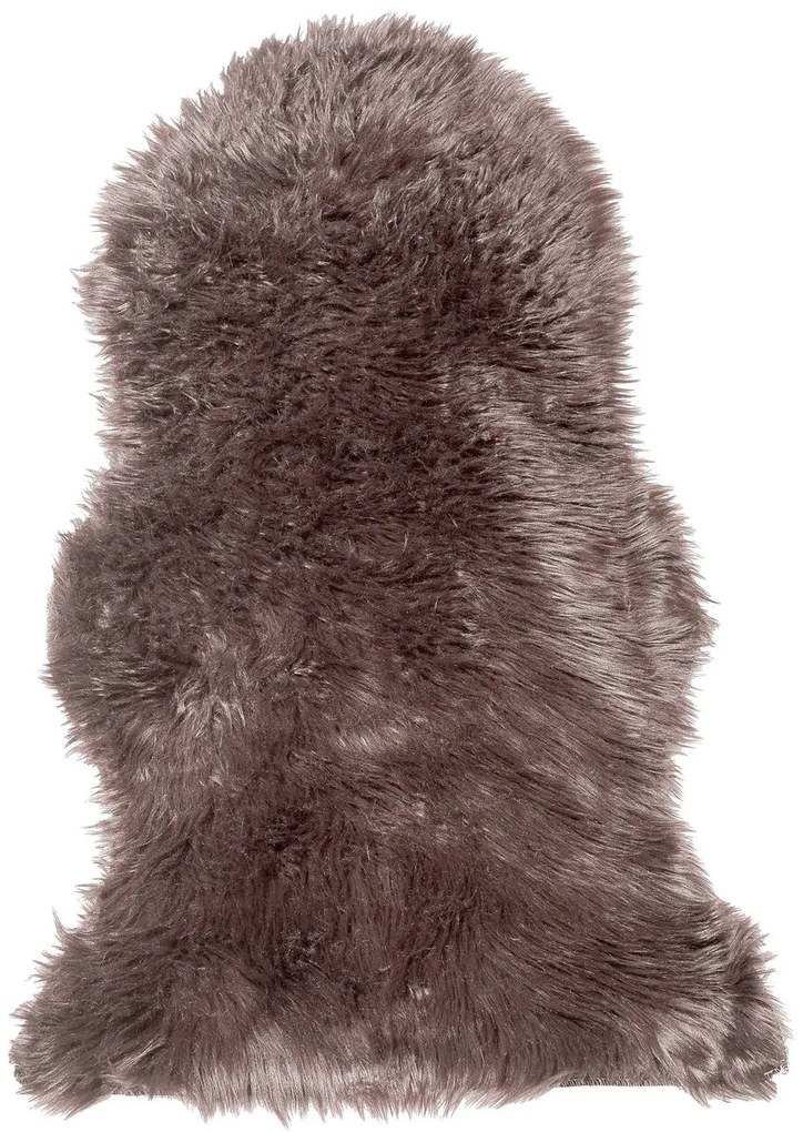 Pele sintética de ovelha de cor castanha MUNGO Beliani