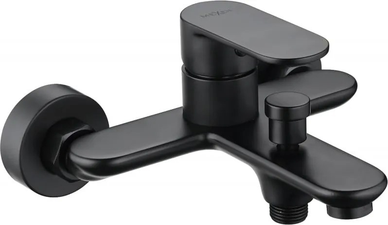 Mexen Milo misturadora de banheira, preta - 71330-70
