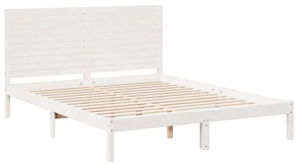 Cama extra longa sem colchão 160x210 cm madeira maciça