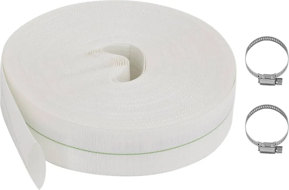 vidaXL Mangueira plana 25 m 1,5" PE
