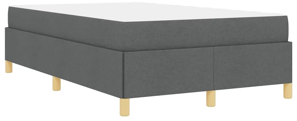 Cama Box Outros Cinzento escuro 120 x 190 cm tecido