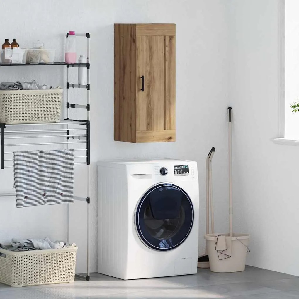 vidaXL Armário de parede Carvalho Artesanal 34,5 x 34 x 90 cm