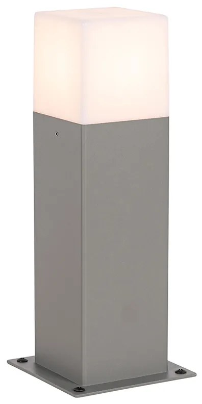 Candeeiro de pé exterior moderno cinzento 30 cm IP44 - Denmark Moderno