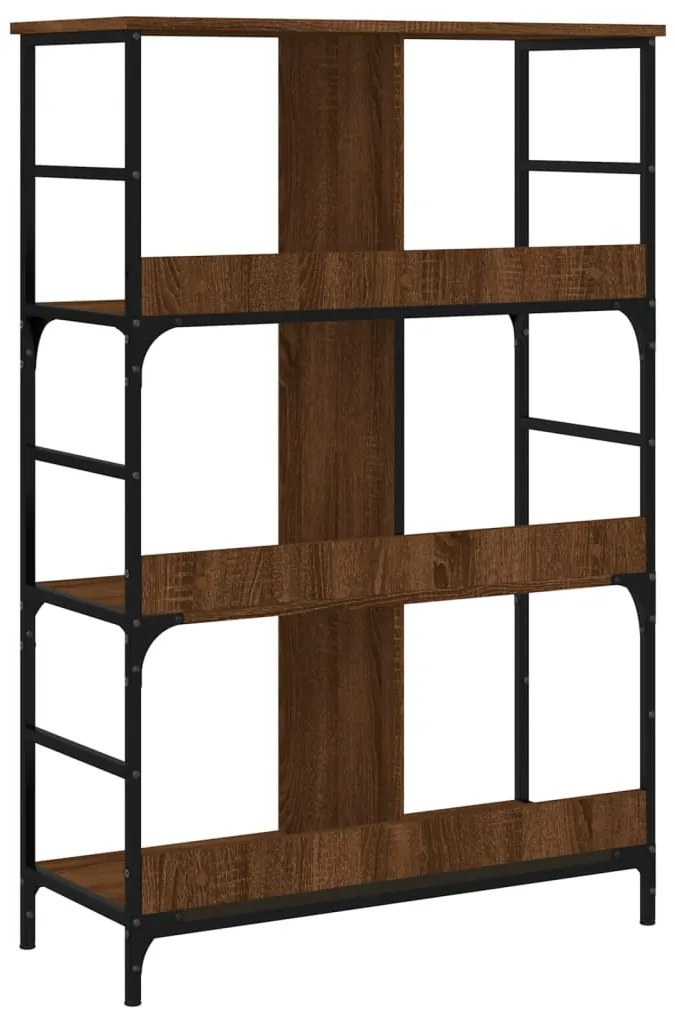 Estante 78,5x33x117,5 cm derivados de madeira carvalho castanho