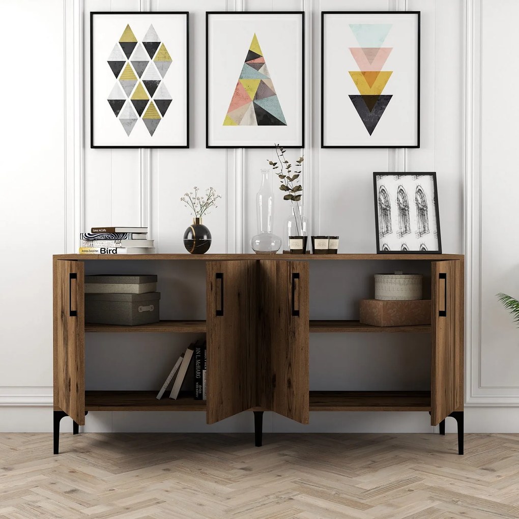 Console Kiev – Walnut – 160 cm x 78 cm x 35 cm