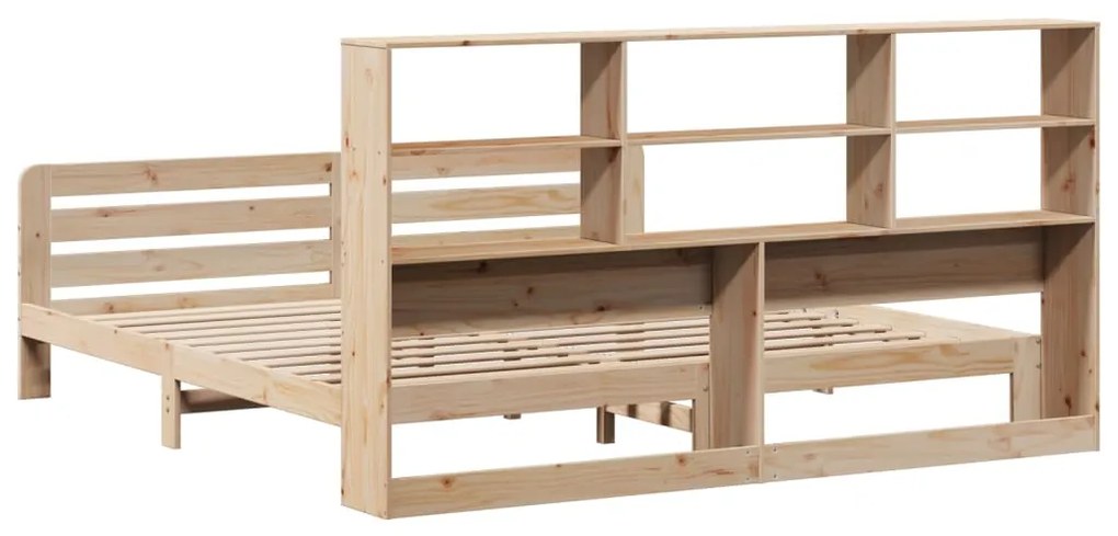 Cama sem colchão 180x200 cm madeira de pinho maciça