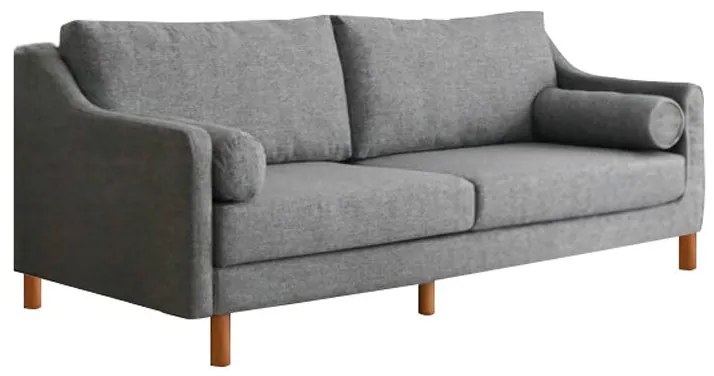 Sofá de Três Lugares Nordi – Cinza – 196x82x93 cm
