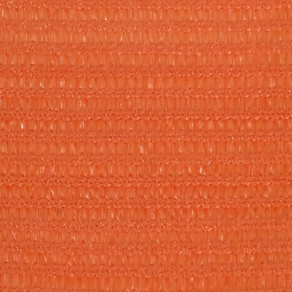 Para-sol estilo vela 160 g/m² 4x5x5 m PEAD laranja