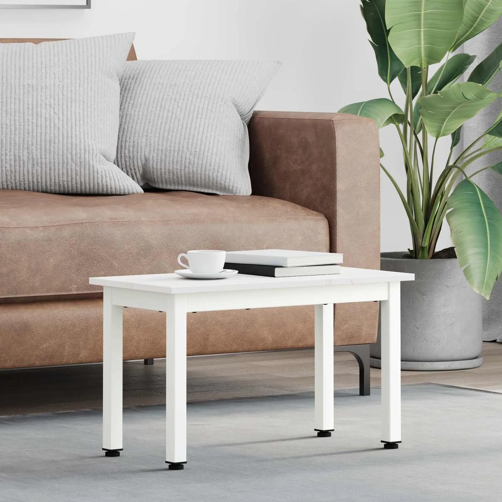 vidaXL Mesa de centro Branco 60 x 30 x 36 cm