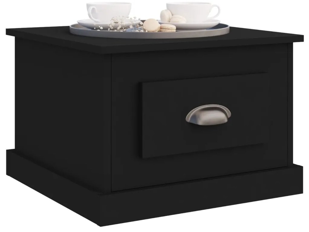 Mesa de centro 50x50x35 cm derivados madeira preto