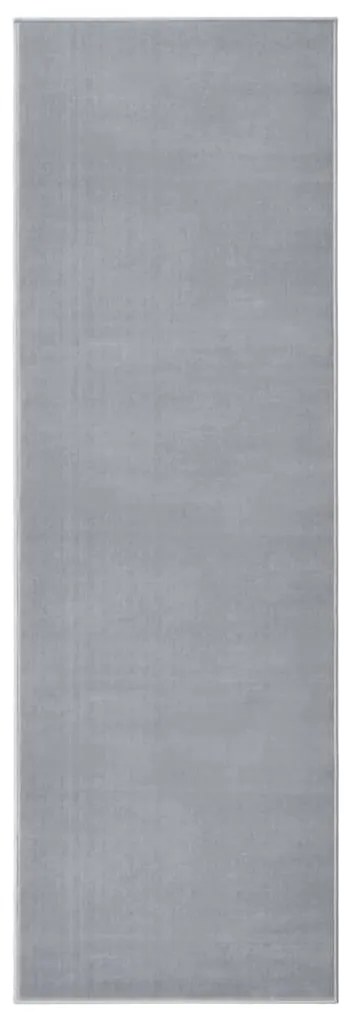 vidaXL Passadeira 100x300 cm polipropileno cinzento