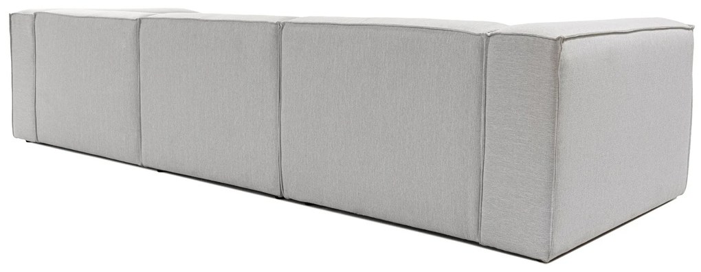 Sofá de 3 Lugares Fora – Cinzento Claro – 296 cm