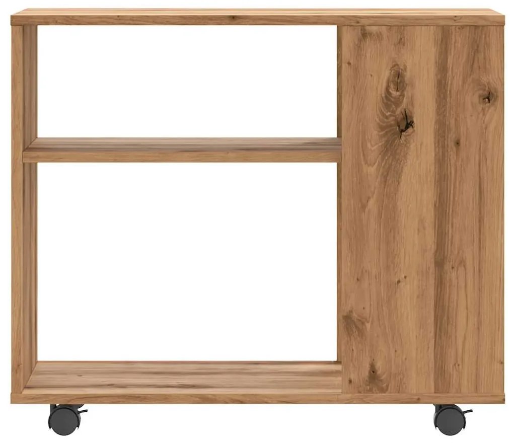 Mesa de apoio 70x35x55 cm derivados madeira carvalho artisiano