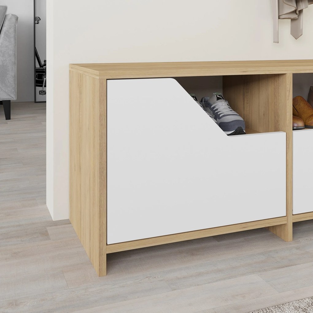 Armário Multiusos Berlin – Branco – 60x200x35 cm