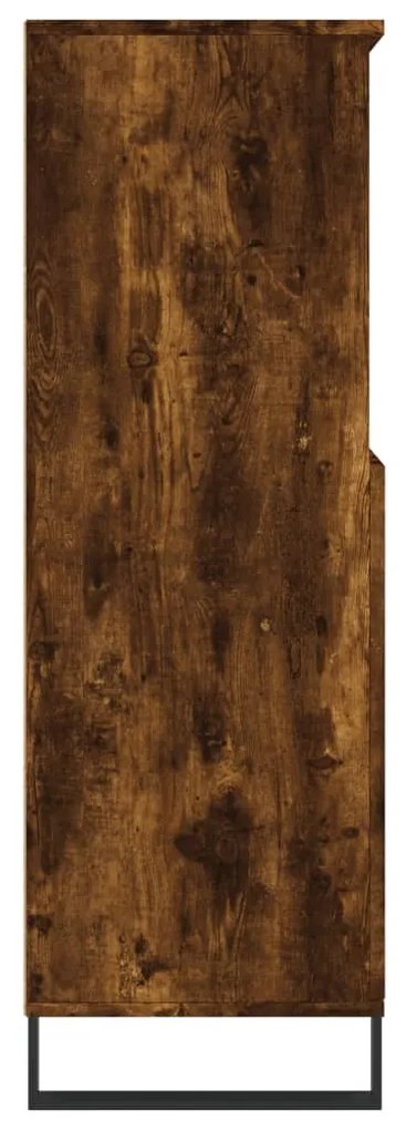 Aparador alto 60x36x110 cm derivados de madeira carvalho fumado