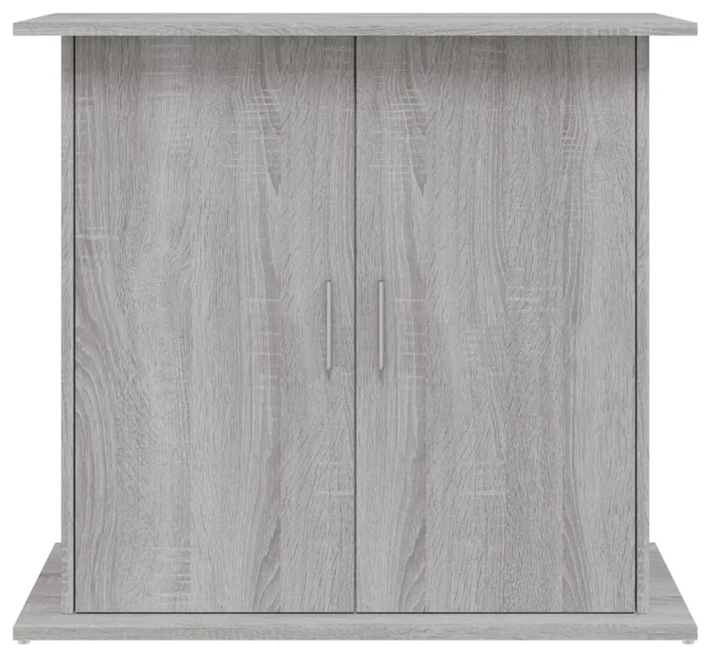 Suporte de aquário 81x36x73cm derivados de madeira cinza sonoma