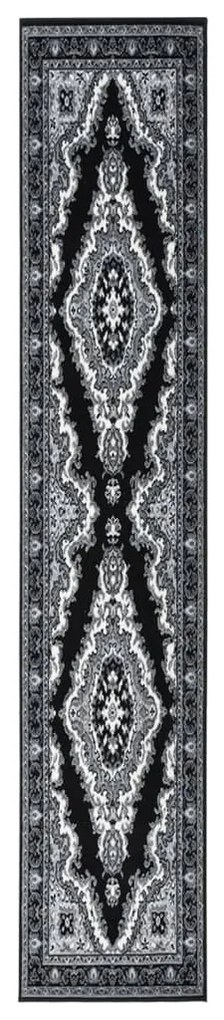vidaXL Passadeira 60x500 cm polipropileno preto