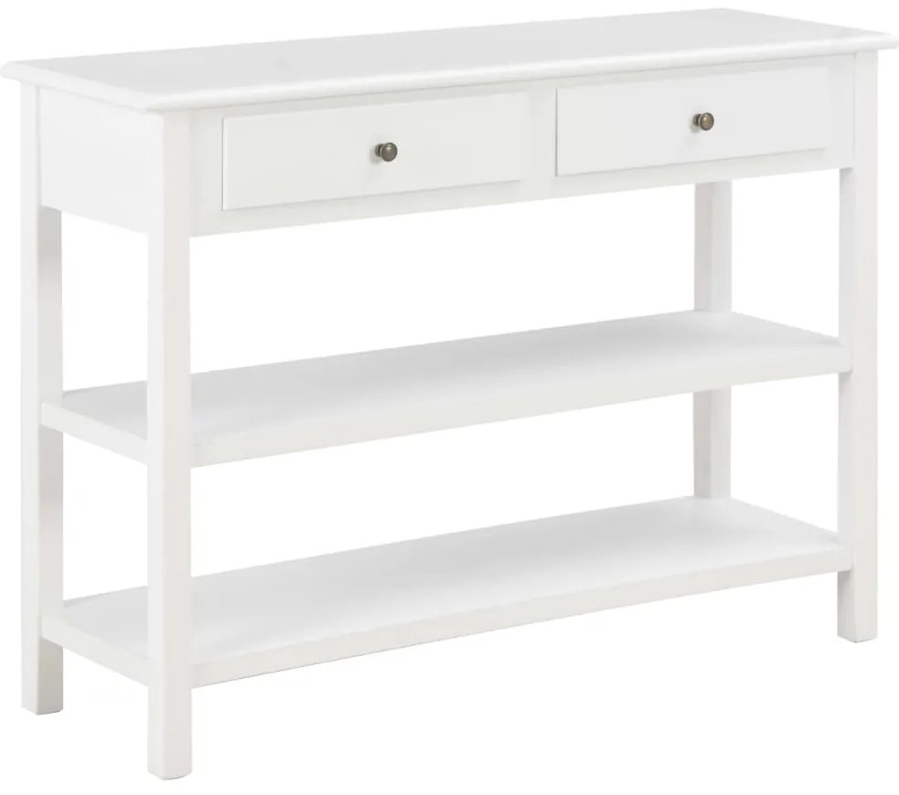 Aparador 110x35x80 cm MDF branco