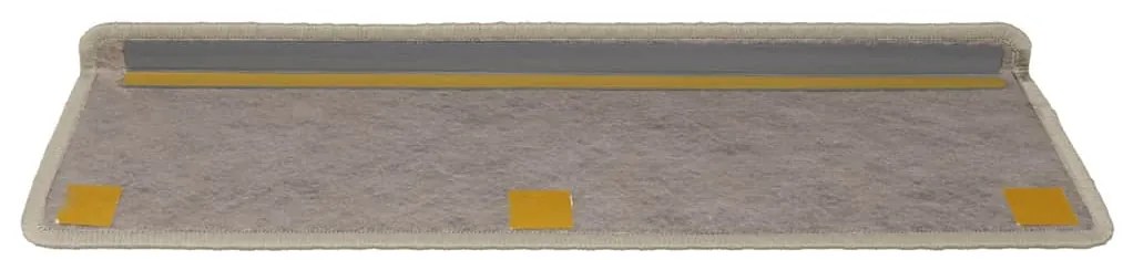 Tapetes escada adesivos aspeto sisal 30 pcs 65x21x4 cm verde