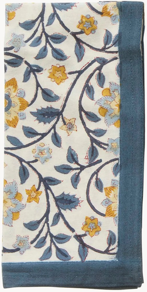 Guardanapos em algodão artesanal Gita, conjunto de 4