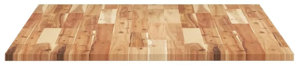 Tampo de secretária 100x80x2 cm acácia maciça acabamento a óleo